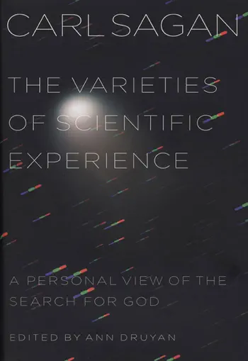 The Varieties of Scientific Experience by Carl Sagan & Ann Druyan, book cover