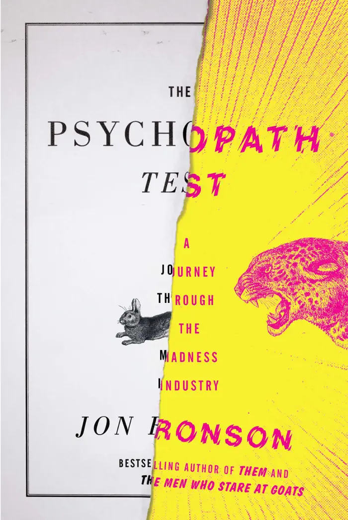 The Psychopath Test by Jon Ronson, book cover