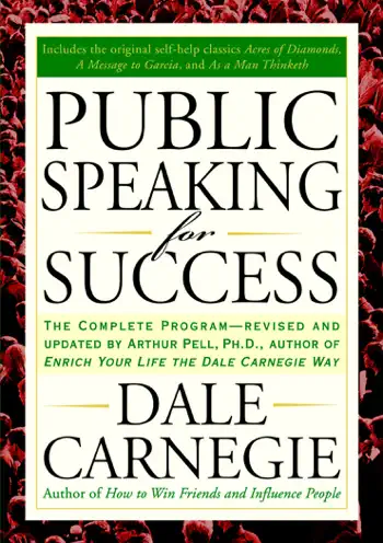 Public Speaking for Success by Dale Carnegie, book cover