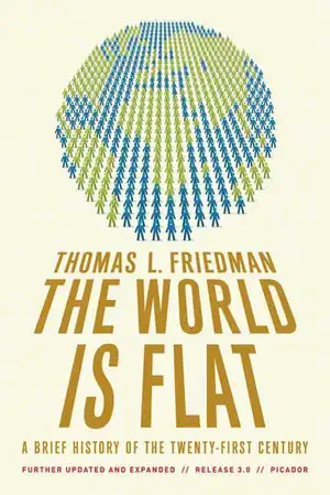 The World Is Flat by Thomas L. Friedman, book cover