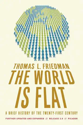 The World Is Flat by Thomas L. Friedman, book cover