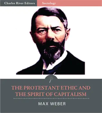 The Protestant Ethic and the Spirit of Capitalism by Max Weber, book cover