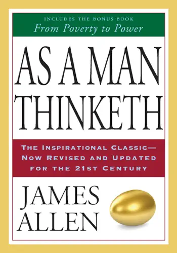 As a Man Thinketh by James Allen, book cover