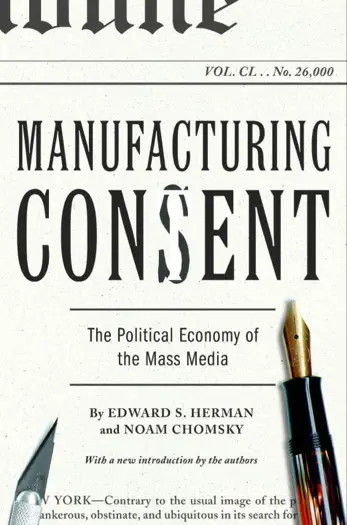 Manufacturing Consent by Edward S. Herman and Noam Chomsky, book cover