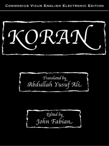 Koran by Muhammad & John Fabian, book cover