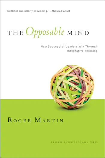 The Opposable Mind by Roger Martin, book cover