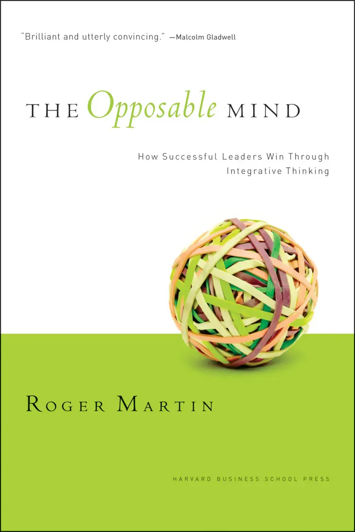 The Opposable Mind by Roger Martin, book cover