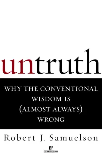Untruth by Robert J. Samuelson, book cover