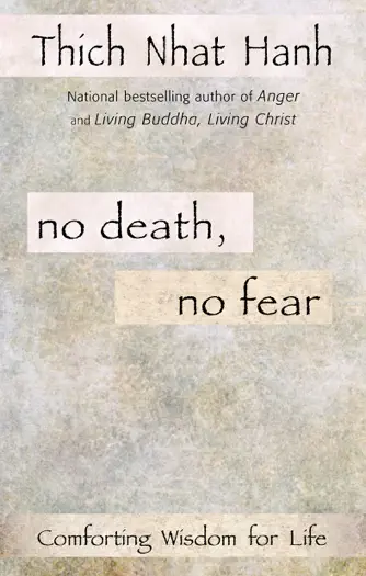 No Death, No Fear by Thich Nhat Hahn, book cover