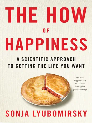 The How of Happiness by Sonja Lyubomirsky, book cover