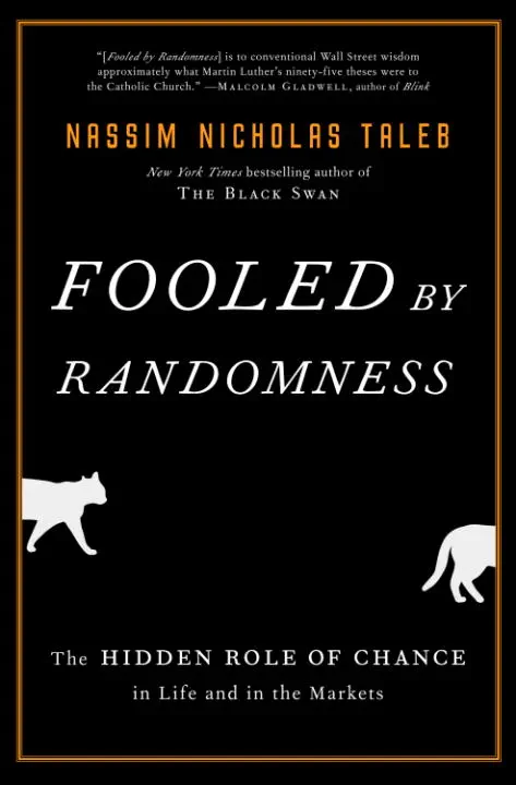 Fooled By Randomness by Nassim Nicholas Taleb, book cover