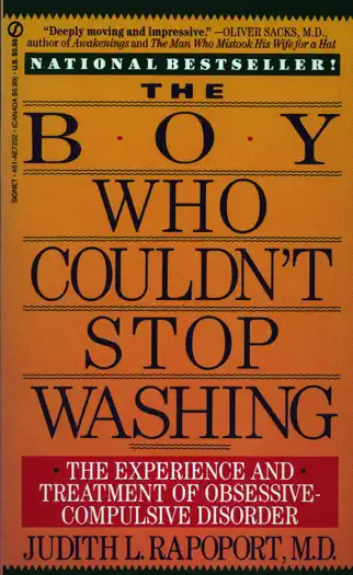 The Boy Who Couldn't Stop Washing by Judith L. Rapoport, book cover