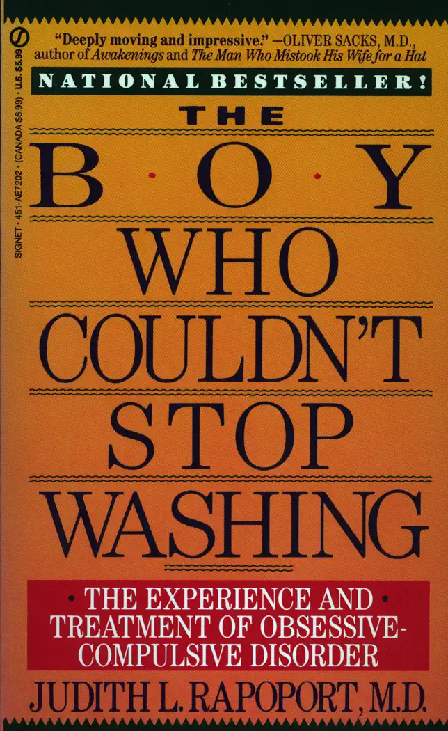 The Boy Who Couldn't Stop Washing by Judith L. Rapoport, book cover