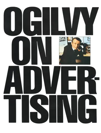 Ogilvy on Advertising by David Ogilvy, book cover
