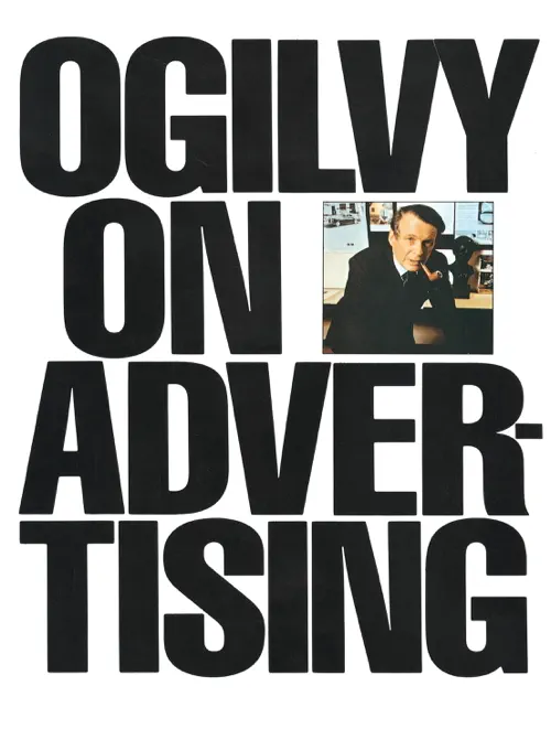 Ogilvy on Advertising by David Ogilvy, book cover
