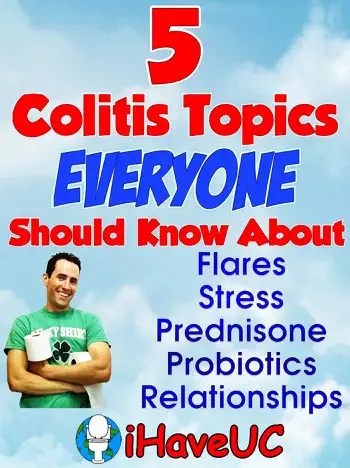 5 Colitis Topics by Adam Scheuer, book cover