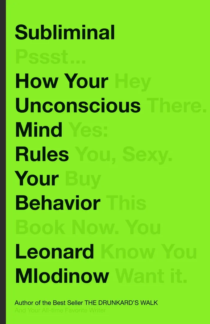 Subliminal by Leonard Mlodinow, book cover