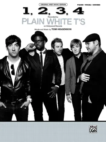 1, 2, 3, 4 by Tom Higgenson & Plain White T's, book cover