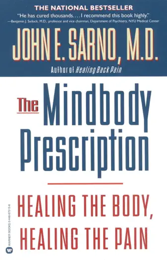 The Mindbody Prescription by John Sarno, book cover