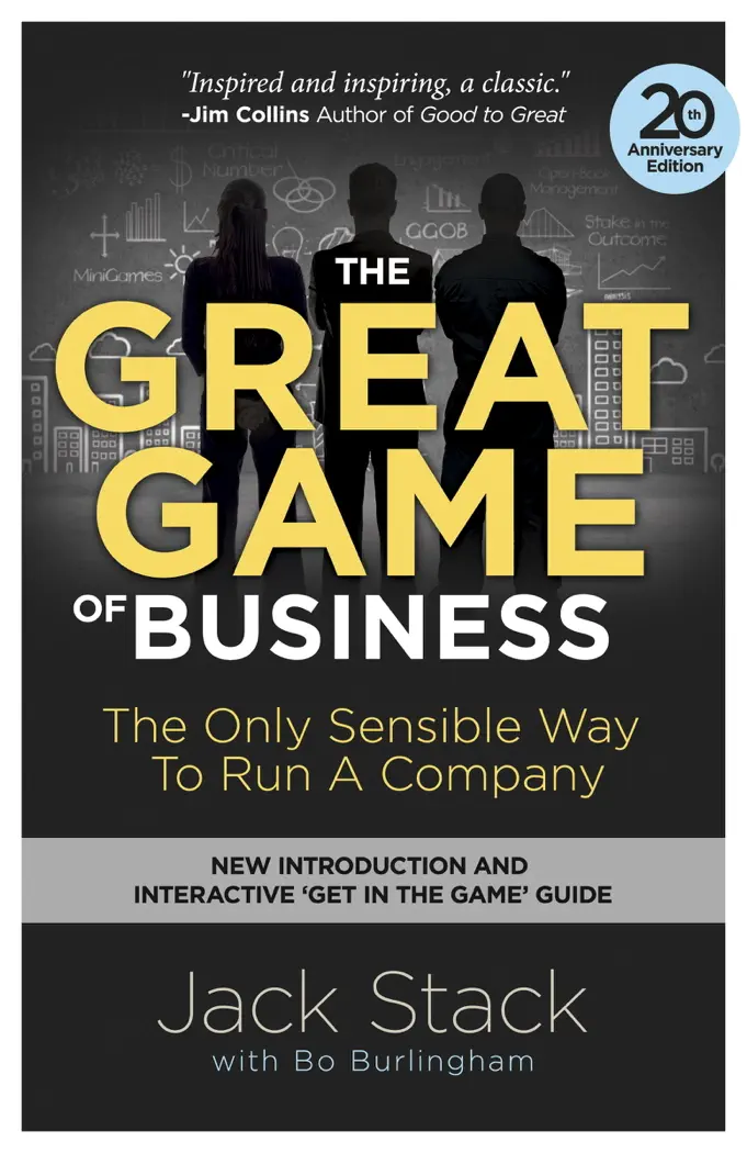 The Great Game of Business by Jack Stack and Bo Burlingham, book cover