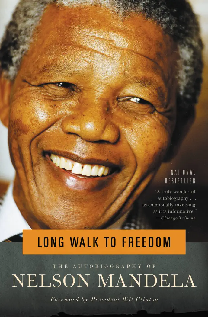 Long Walk to Freedom by Nelson Mandela, book cover