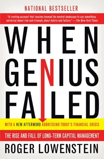 When Genius Failed by Roger Lowenstein, book cover
