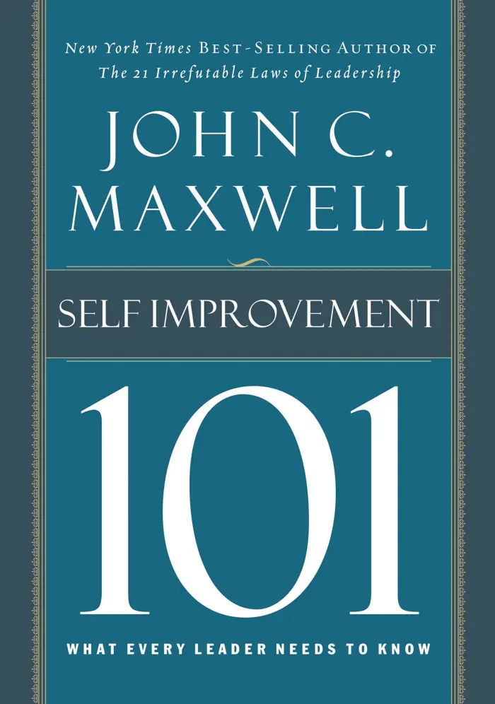 Self-Improvement 101 by John C. Maxwell, book cover