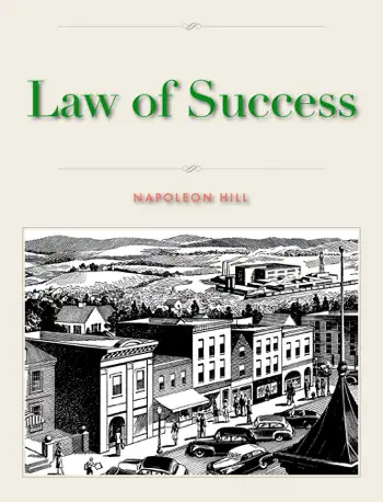 Law of Success by Nepoleon Hill, book cover