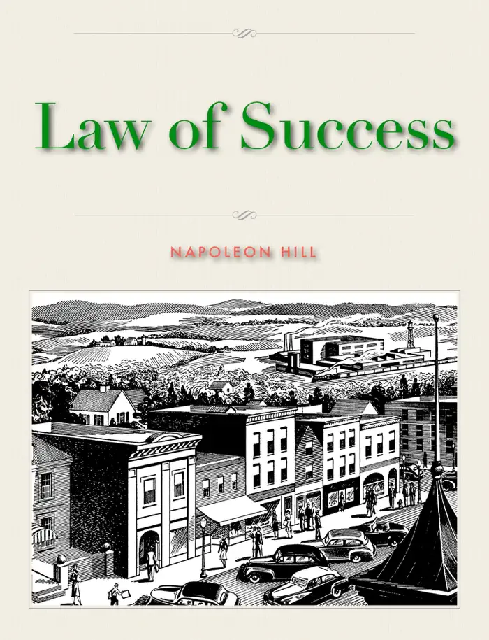 Law of Success by Nepoleon Hill, book cover