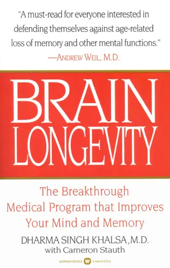 Brain Longevity by Dharma Singh Khalsa & Cameron Stauth, book cover