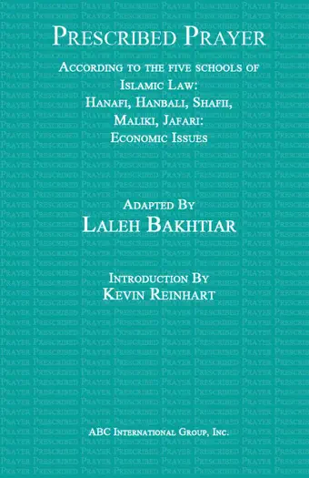 Prescribed Prayer by Laleh Bakhtiar, book cover