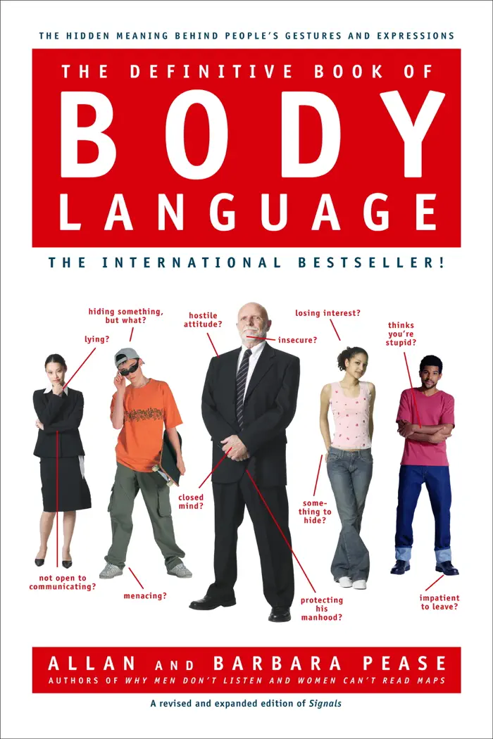 The Definitive Book of Body Language by Allan Pease and Barbara Pease, book cover
