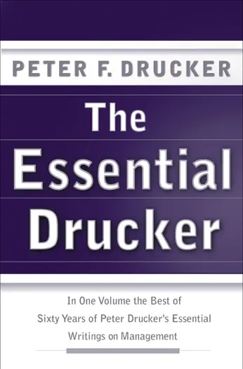 The Essential Drucker by Peter Drucker, book cover