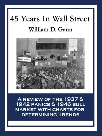 45 Years in Wall Street by William D. Gann, book cover