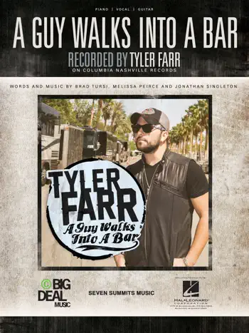 A Guy Walks into a Bar Sheet Music by Tyler Farr, book cover