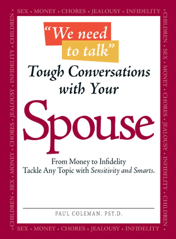 We Need to Talk - Tough Conversations With Your Spouse by Paul Coleman, book cover