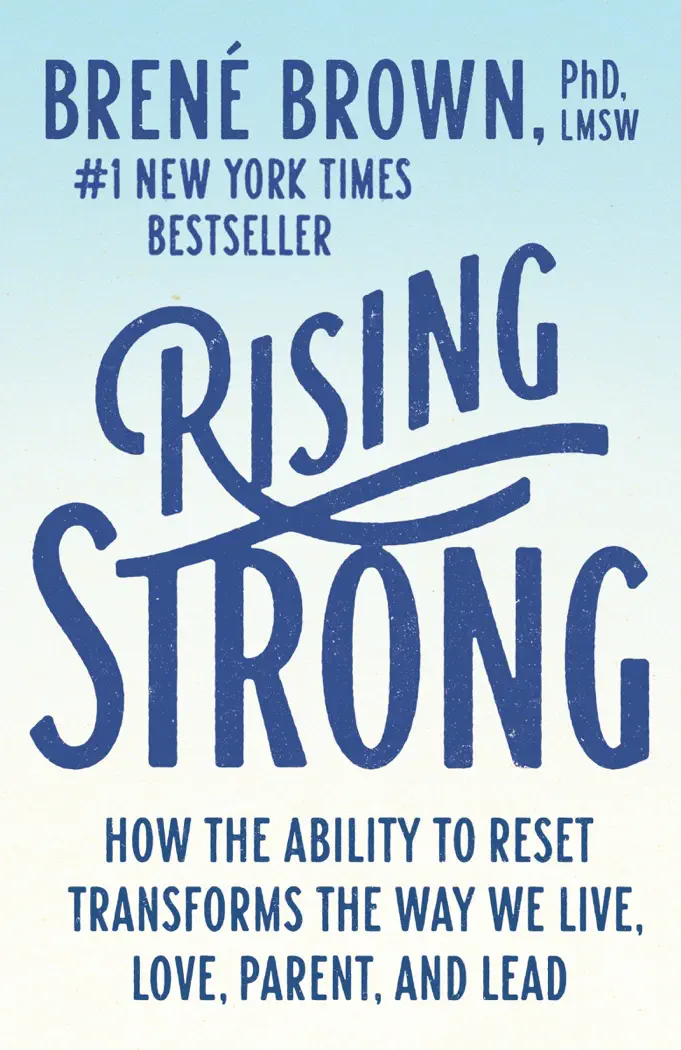 Rising Strong by Brené Brown, book cover