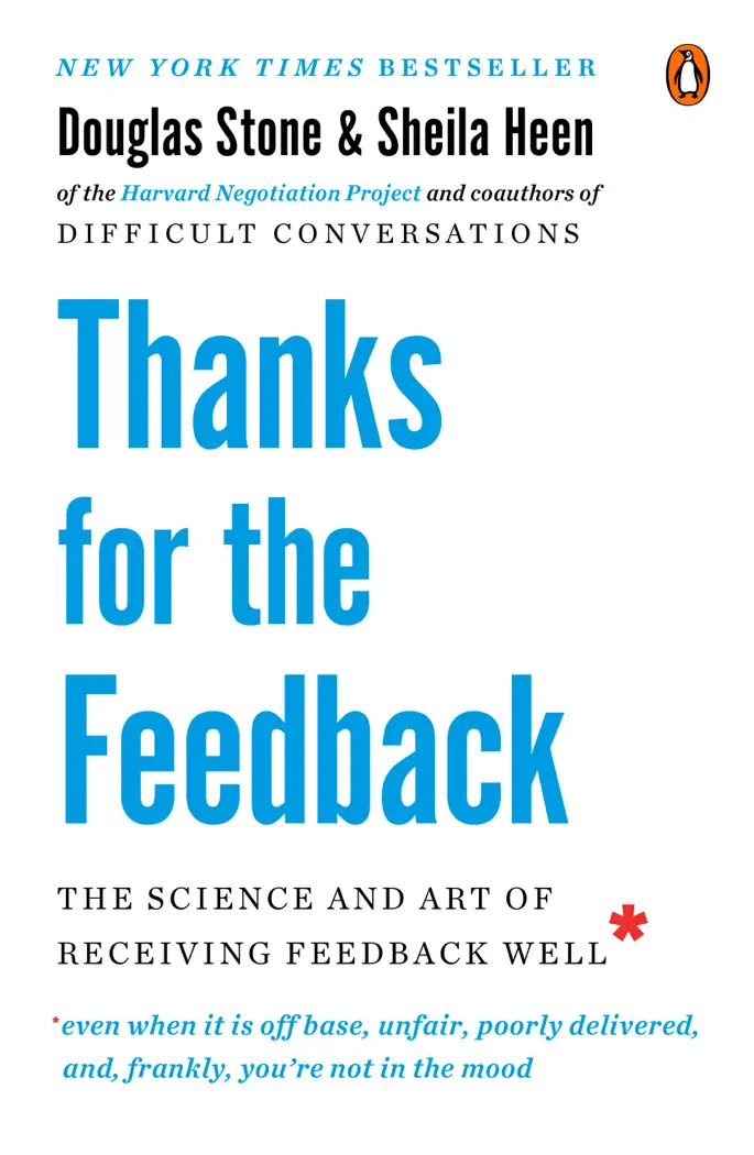 Thanks for the Feedback by Douglas Stone and Sheila Heen, book cover