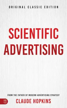 Scientific Advertising by Claude Hopkins, book cover