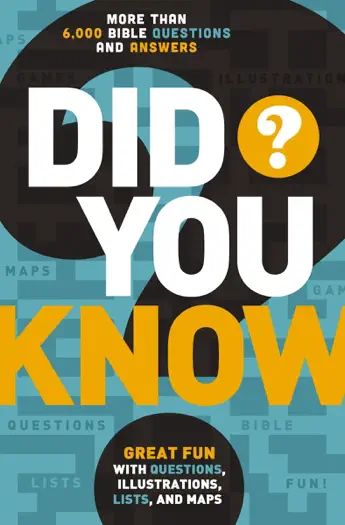 Did You Know? by Thomas Nelson, book cover