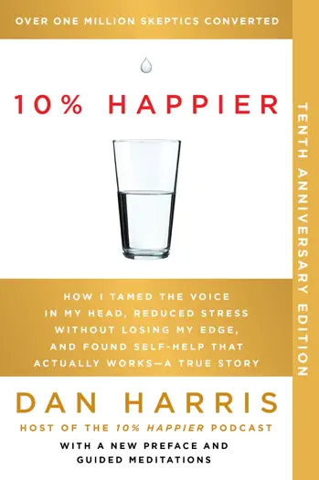 10% Happier by Dan Harris, book cover