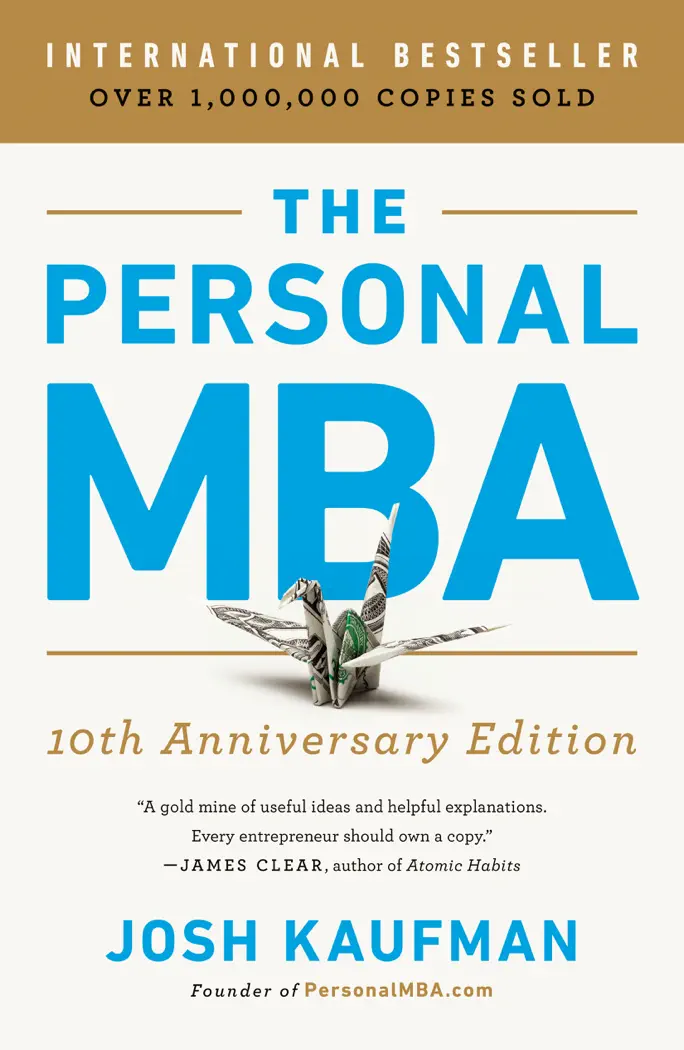 The Personal MBA: Master the Art of Business by Josh Kaufman, book cover