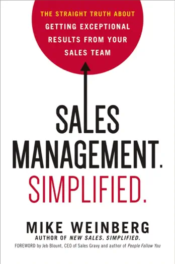Sales Management. Simplified. by Mike Weinberg, book cover