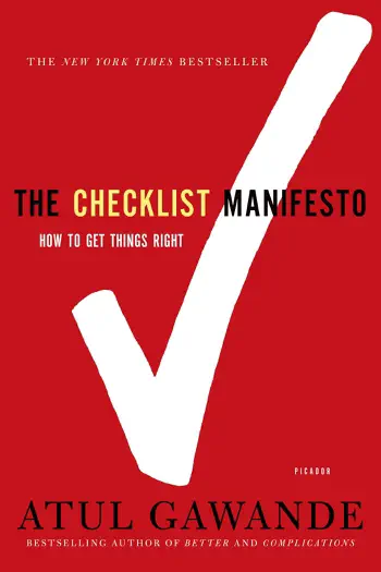 The Checklist Manifesto by Atul Gawande, book cover