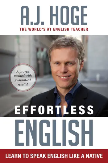 Effortless English by A.J. Hoge, book cover