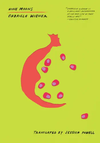 Nine Moons by Gabriela Wiener, book cover