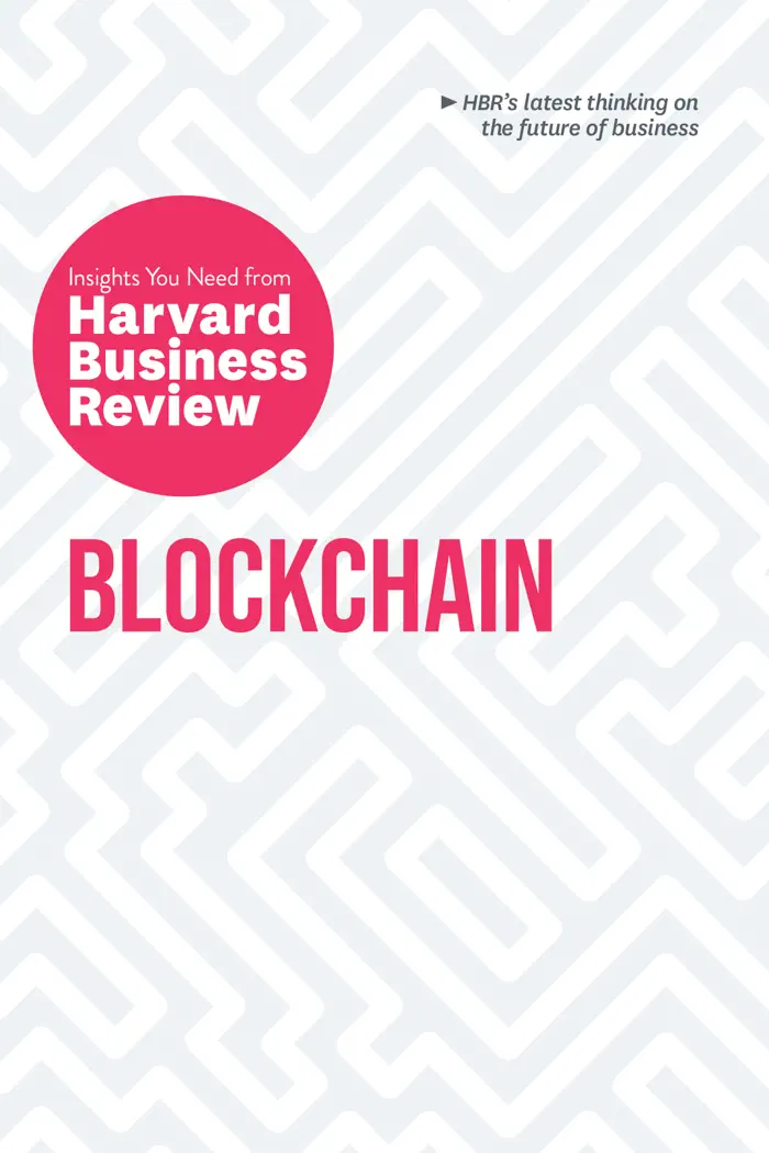 Blockchain by Harvard Business Review, Catherine Tucker, Don Tapscott, Marco Iansiti & Karim R. Lakhani, book cover