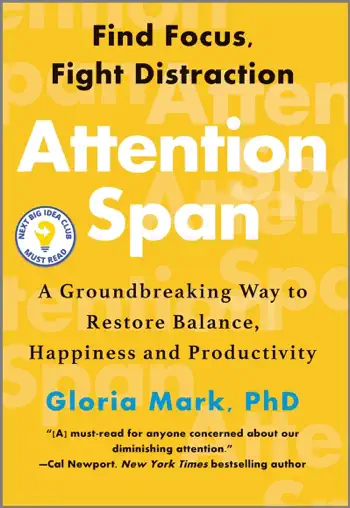 Attention Span by Gloria Mark, book cover