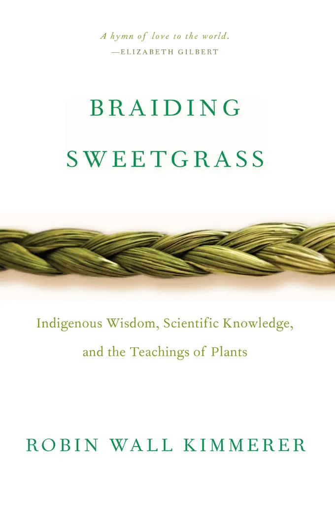 Braiding Sweetgrass by Robin Wall Kimmerer, book cover