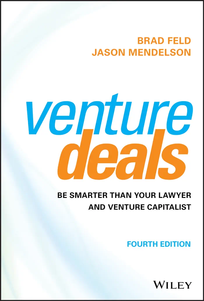 Venture Deals by Brad Feld and Jason Mendelson, book cover